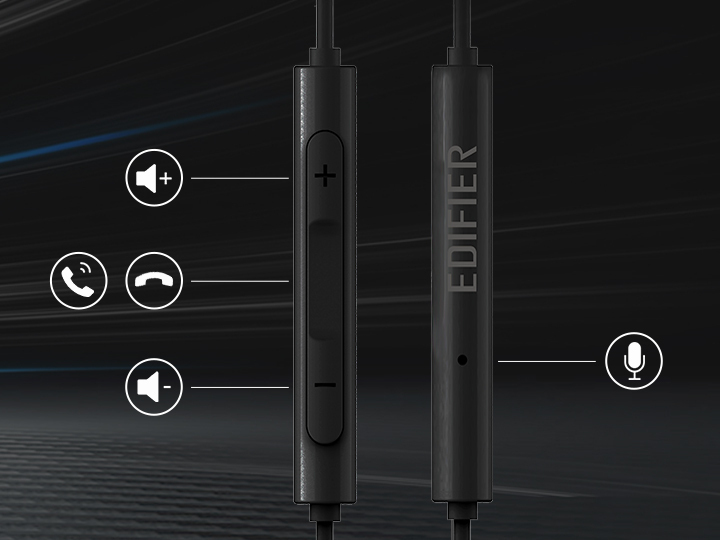 Edifier P205 In ear Handsfree με Βύσμα 3.5mm 5