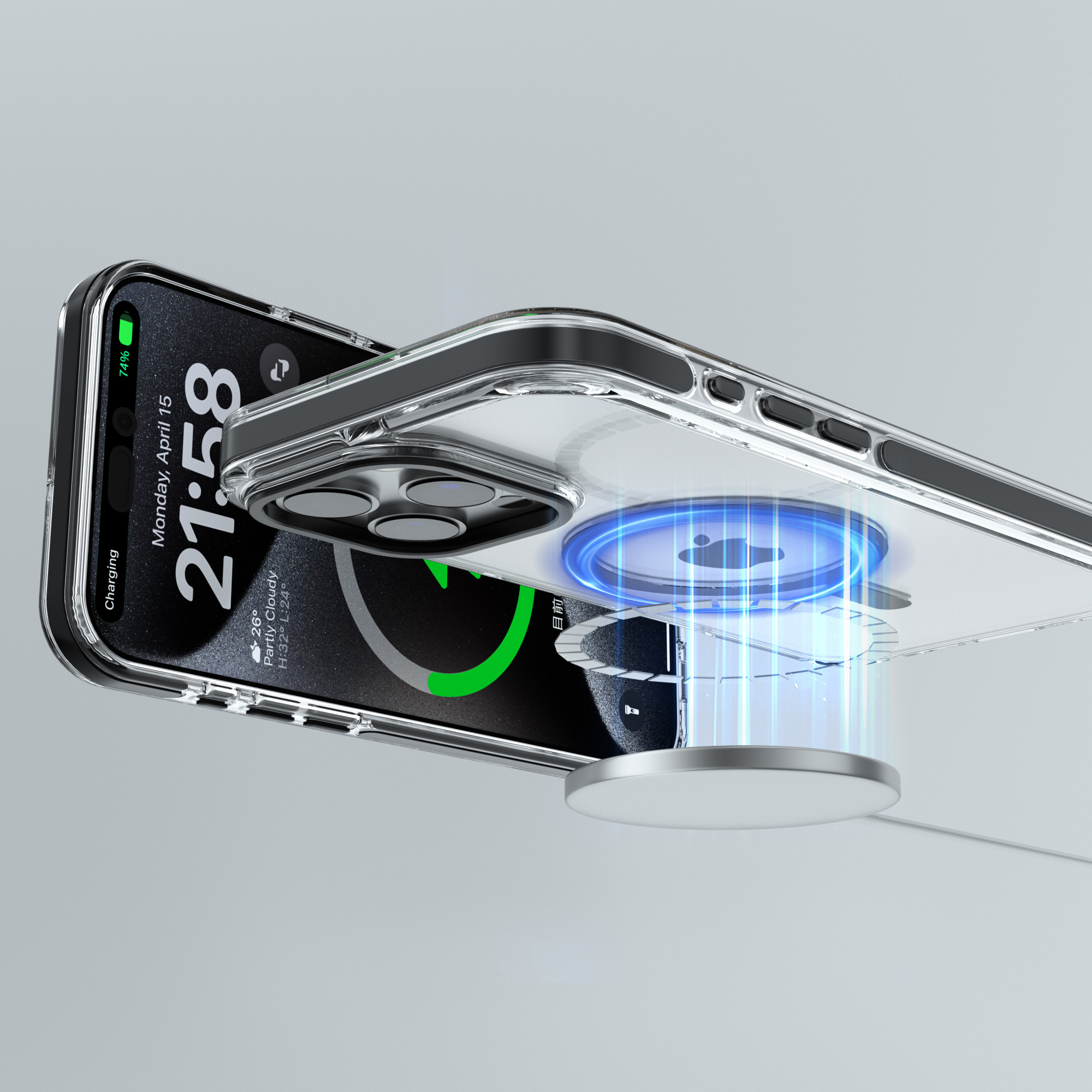 Διάφανη ή Ημιδιάφανη Θήκη Alien iPhone - Samsung 4